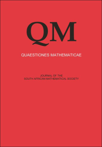 Cover image for Quaestiones Mathematicae, Volume 46, Issue 1, 2023