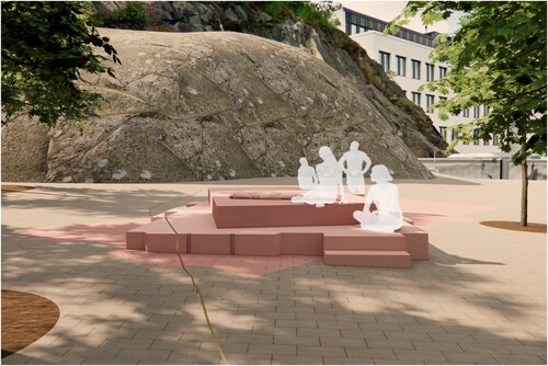 Figure 9. ‘Gläntan/The Glade’, Conny Karlsson Lundgren, 2022–2023. Visualization: Jonas Carlsson/New Order Arkitektur.