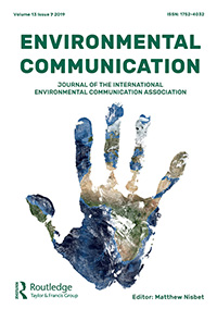 Cover image for Environmental Communication, Volume 13, Issue 7, 2019