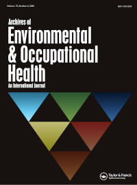 Cover image for Archives of Environmental & Occupational Health, Volume 75, Issue 6, 2020