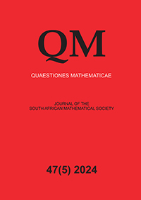 Cover image for Quaestiones Mathematicae, Volume 47, Issue 5, 2024