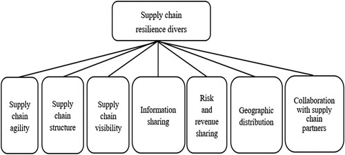 Figure 2. Supply chain resilience drivers.