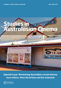 Cover image for Studies in Australasian Cinema, Volume 10, Issue 2, 2016