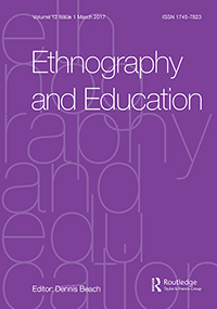 Cover image for Ethnography and Education, Volume 12, Issue 1, 2017