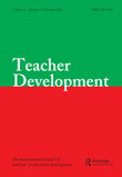 Cover image for Teacher Development, Volume 17, Issue 4, 2013