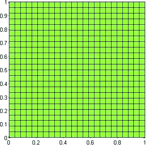 Figure 3. Mesh used to solve EIT inverse problem.