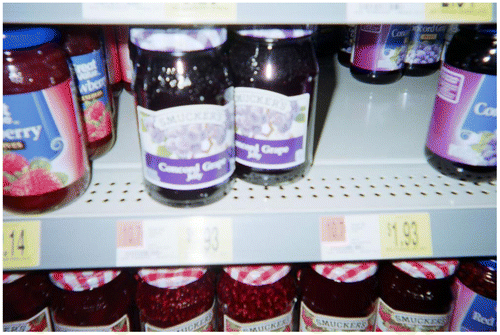 Figure 4. Lower priced regular jam.