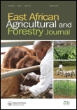 Cover image for East African Agricultural and Forestry Journal, Volume 56, Issue 1-4, 1990