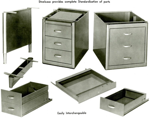 Figure 1. Metal Office Furniture Co. advertising from 1945.