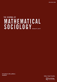 Cover image for The Journal of Mathematical Sociology, Volume 41, Issue 4, 2017