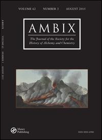 Cover image for Ambix, Volume 60, Issue 4, 2013
