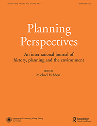Cover image for Planning Perspectives, Volume 30, Issue 4, 2015