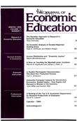 Cover image for The Journal of Economic Education, Volume 17, Issue 1, 1986