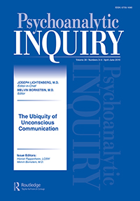 Cover image for Psychoanalytic Inquiry, Volume 39, Issue 3-4, 2019