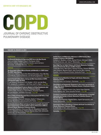 Cover image for COPD: Journal of Chronic Obstructive Pulmonary Disease, Volume 16, Issue 5-6, 2019