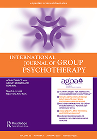 Cover image for International Journal of Group Psychotherapy, Volume 70, Issue 1, 2020