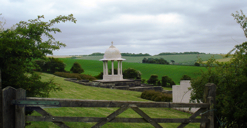 Figure 1. Chattri Indian Memorial site north of Brighton on the Sussex Downs. Source: Photo by author.
