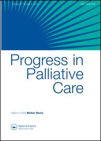 Cover image for Progress in Palliative Care, Volume 5, Issue 2, 1997