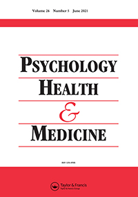 Cover image for Psychology, Health & Medicine, Volume 26, Issue 5, 2021