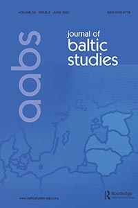 Cover image for Journal of Baltic Studies, Volume 53, Issue 2, 2022
