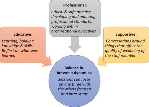 FIGURE 1. Proctor’s model of supervision alliance.