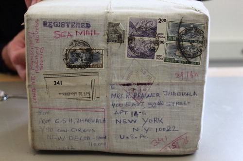 Figure 4. Package with exterior markings and stamps. Image © British Library Board.