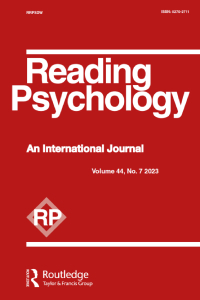 Cover image for Reading Psychology, Volume 44, Issue 7, 2023