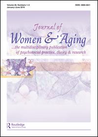 Cover image for Journal of Women & Aging, Volume 29, Issue 1, 2017