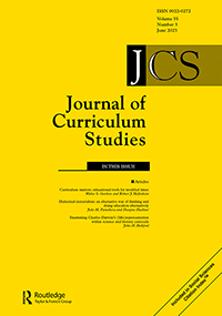 Cover image for Journal of Curriculum Studies, Volume 55, Issue 3, 2023