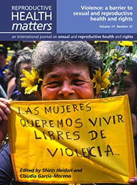 Cover image for Sexual and Reproductive Health Matters, Volume 24, Issue 47, 2016
