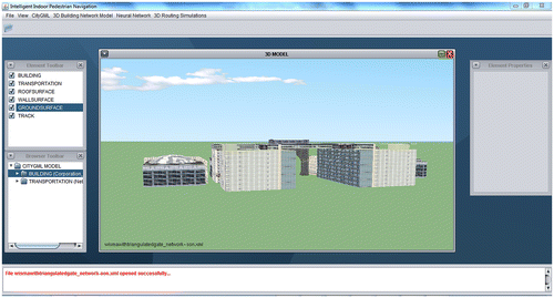 Figure 10. Building model (Textured viewing mode).