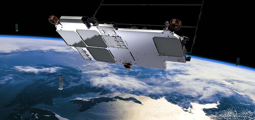 Figure 1. Up to 40,000 SpaceX Starlink sofa-size satellites will orbit the globe.