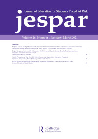 Cover image for Journal of Education for Students Placed at Risk (JESPAR), Volume 26, Issue 1, 2021