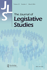 Cover image for The Journal of Legislative Studies, Volume 22, Issue 1, 2016