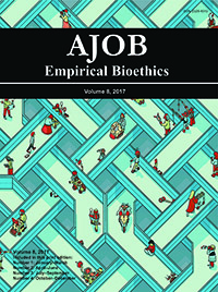 Cover image for AJOB Empirical Bioethics, Volume 8, Issue 4, 2017