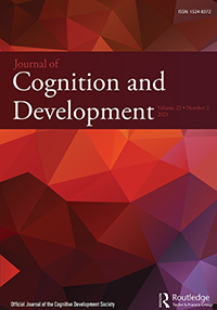 Cover image for Journal of Cognition and Development, Volume 22, Issue 2, 2021