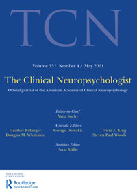 Cover image for The Clinical Neuropsychologist, Volume 35, Issue 4, 2021