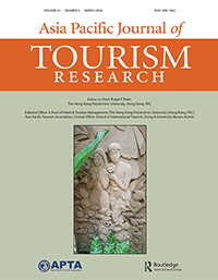 Cover image for Asia Pacific Journal of Tourism Research, Volume 23, Issue 3, 2018