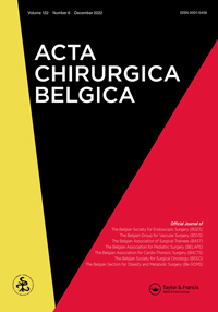 Cover image for Acta Chirurgica Belgica, Volume 122, Issue 6, 2022
