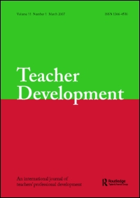 Cover image for Teacher Development, Volume 16, Issue 4, 2012