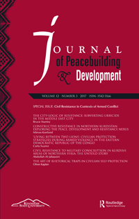 Cover image for Journal of Peacebuilding & Development, Volume 12, Issue 3, 2017
