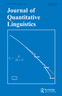 Cover image for Journal of Quantitative Linguistics, Volume 25, Issue 1, 2018