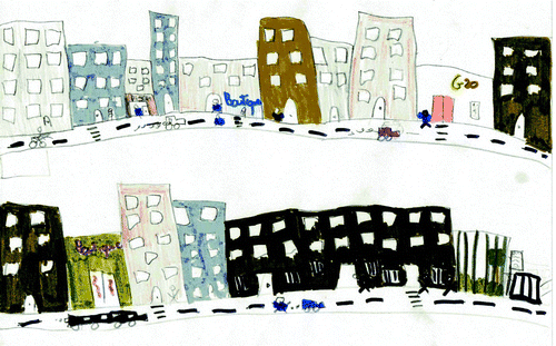 Figure 3. Sophie's neighbourhood: a dense neighbourhood.