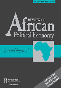 Cover image for Review of African Political Economy, Volume 46, Issue 159, 2019