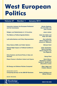 Cover image for West European Politics, Volume 37, Issue 1, 2014