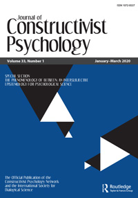 Cover image for Journal of Constructivist Psychology, Volume 33, Issue 1, 2020