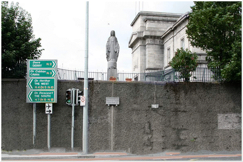Figure 5. The Broadstone Marian statue from the main road