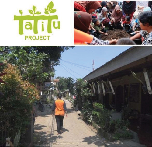Figure 4. TATITU project series of greening activities in Pondok Pucung was designed by DAG.