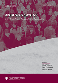 Cover image for Measurement: Interdisciplinary Research and Perspectives, Volume 15, Issue 1, 2017
