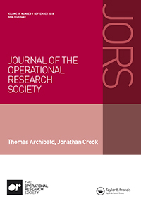 Cover image for Journal of the Operational Research Society, Volume 69, Issue 9, 2018